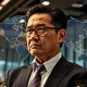 A visual representation of the Intel CEO facing global challenges, highlighting the intricate connections between corporate leadership and geopolitical concerns, especially regarding China.
