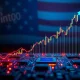 A vibrant chart showing the surge in **Intel stock** value, symbolizing market optimism and the potential impact of government investment.