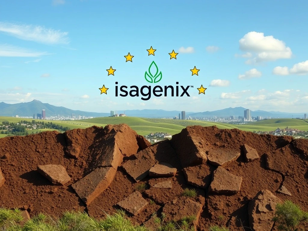 Image showing a crumbling foundation, symbolizing the decline revealed in Isagenix product reviews.