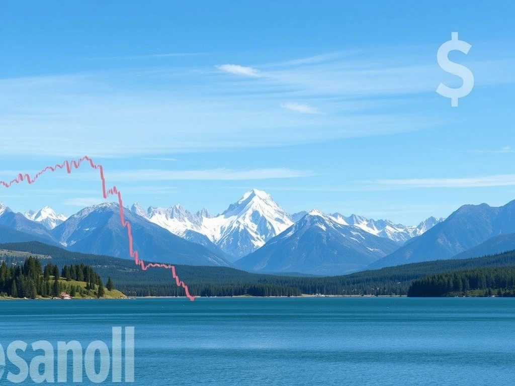 Jackson Hole signal: Charts show a potential stock market decline, emphasizing the crucial economic warning from the upcoming summit.