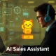 Jeeva AI, an advanced AI sales assistant, celebrating its Product Hunt 'SaaS Product of the Week' win, symbolizing innovation in sales automation.