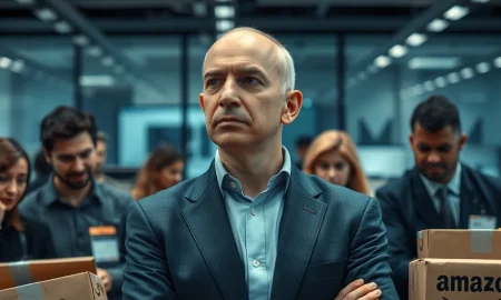 Jeff Bezos as out-of-touch CEO facing business customer dissatisfaction