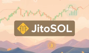 A visual representation of the JitoSOL ETF and Solana blockchain, illustrating new investment pathways into crypto staking.