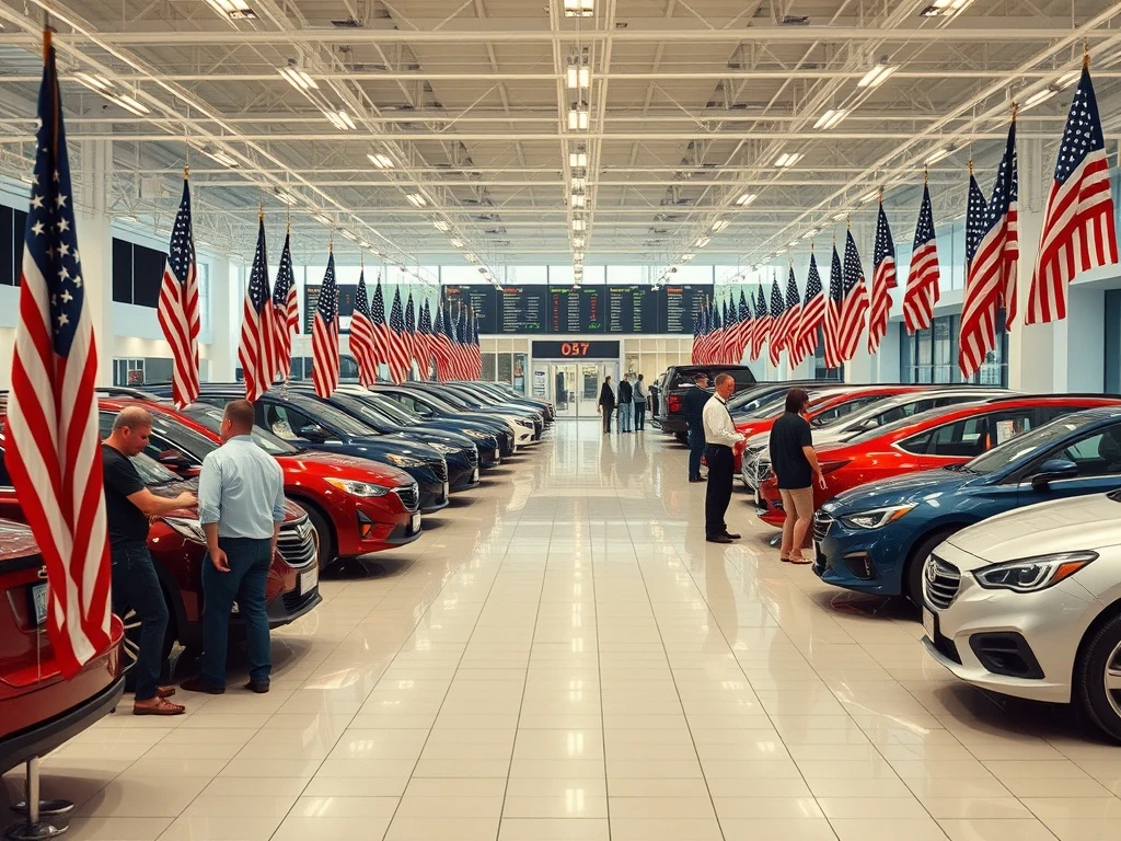 American consumer spending trends showing car purchases amid tariff concerns and retail caution