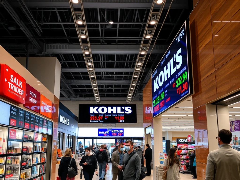 Kohl's stock performance showing retail success with value-conscious shoppers