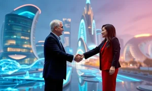 Strategic signing ceremony for Laos Digital Park development with government and technology partners