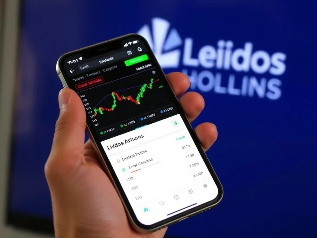 An investor reviews financial data, highlighting the Leidos Holdings dividend announcement and its impact on shareholder returns.