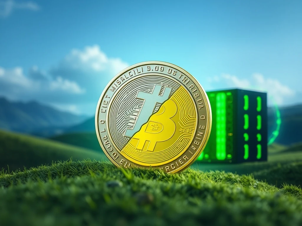 A visual representation of smart Litecoin USDC mining through cloud technology, highlighting efficient and accessible crypto earning.