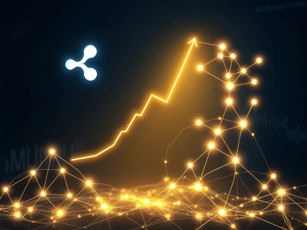 Two digital assets, Ripple (XRP) and Mutuum Finance (MUTM), symbolizing their potential for significant long-term crypto growth in the evolving market.