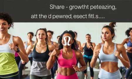 People in activewear symbolizing the growth and market strength of Lululemon stock, highlighting its investment potential.