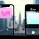 Visualizing the diverging paths of Lyft shares and Uber, highlighting Lyft's recent financial challenges in the competitive ride-sharing market.
