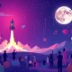 A vibrant image symbolizing the groundbreaking MAGAX presale, featuring AI elements and community connection.