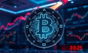 MAGAX presale token with AI technology and rocket growth trajectory visualization