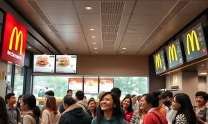 McDonald's changes reflected in a modern restaurant interior, highlighting the CEO's commitment to improved customer experience.