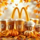 McDonald's Pumpkin Spice beverages and treats signaling their strong entry into the fall seasonal menu competition.