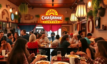Customers enjoying a new, affordable Mexican restaurant deal at Casa Grande Cantina, signaling a positive turnaround for the struggling chain.