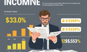 Middle class financial reality check showing income disparity and economic classification challenges