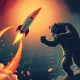A visual metaphor for the intense market battle between a high-growth Momentum Stock and a bearish short seller.