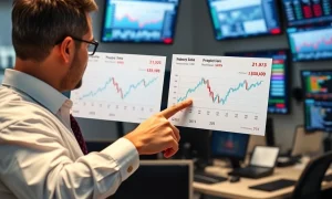 Analyst discussing Morgan Stanley's revised Fed interest rate cut projections on financial charts