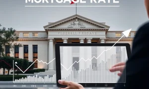 Analysis showing factors slowing mortgage rates decline despite Federal Reserve policy changes
