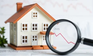 Graph showing a significant drop in **mortgage rates**, indicating a prime opportunity for homebuyers and homeowners to secure lower financing.