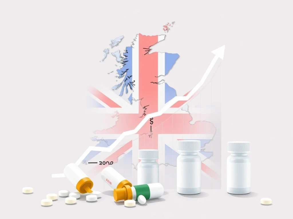 Graph showing a significant Mounjaro UK price increase impacting private patients due to international pressure.