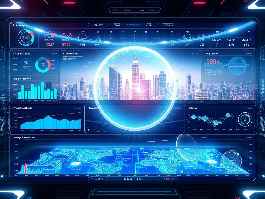 MyEarthMeta AI dashboard analyzing virtual city metrics and metaverse economic data