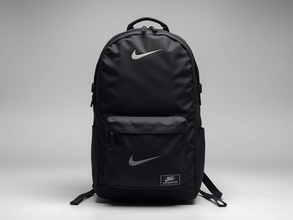 A versatile Nike backpack, designed for optimal utility, available at a significant discount, highlighting its practical features.