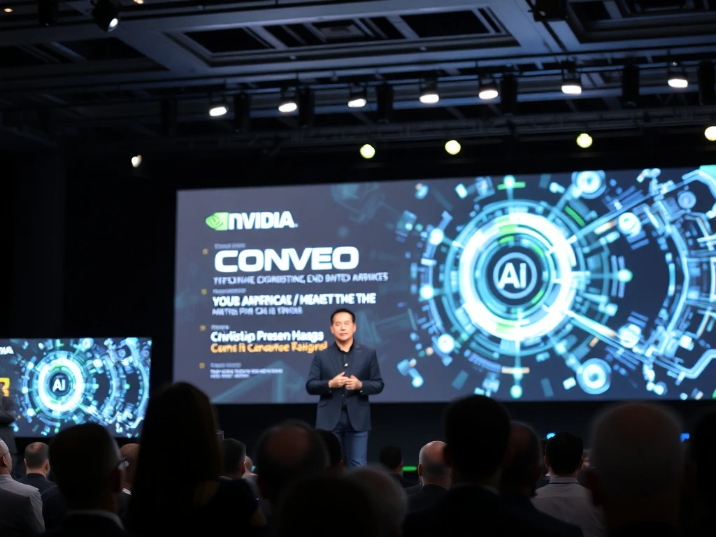 Nvidia CEO Jensen Huang discussing future technology strategy and AI development