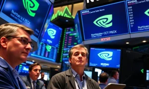 Nvidia earnings report analysis showing stock market reaction and trading activity