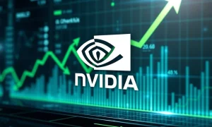 A visual representation of financial growth and technology, highlighting the significance of the upcoming Nvidia earnings report for investors and the tech industry.