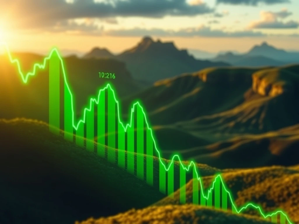 Nvidia stock performance chart showing significant growth, highlighted as a top investment pick.