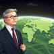 Illustrates the strategic influence of Nvidia Trump trade dynamics on global technology and economic policies, highlighting key figures.