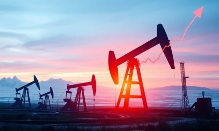 Visualizing the complex factors influencing the global oil price forecast, including supply dynamics and market sentiment.