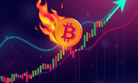 A vibrant chart showing the dramatic 160% price surge of the OKB token following its recent burn and OKX's X Layer upgrade.