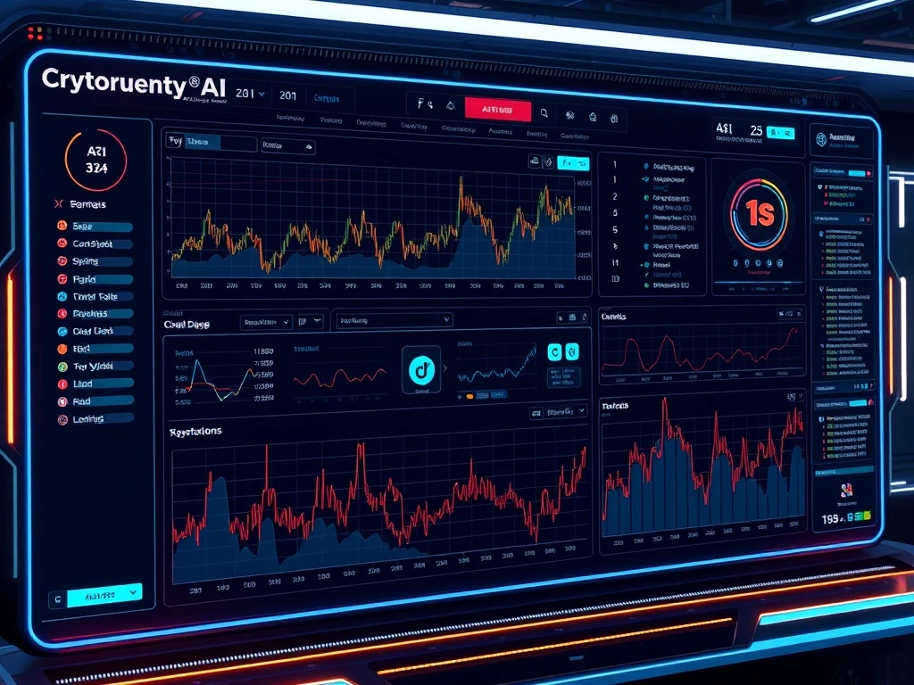 Ozak AI cryptocurrency trading platform with real-time analytics and blockchain integration