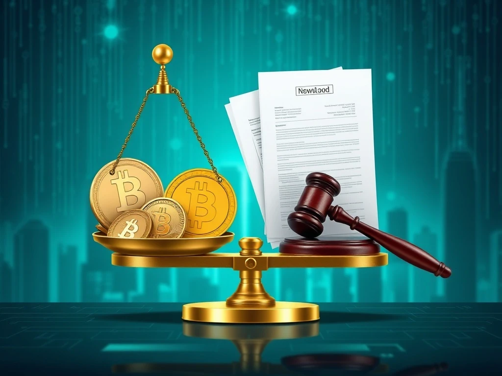A visual representation of the Paxos settlement, showing a large financial penalty and regulatory oversight impacting cryptocurrency operations.