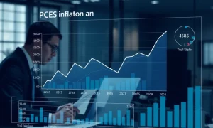 Economists analyzing critical PCE inflation data charts for Federal Reserve policy insights