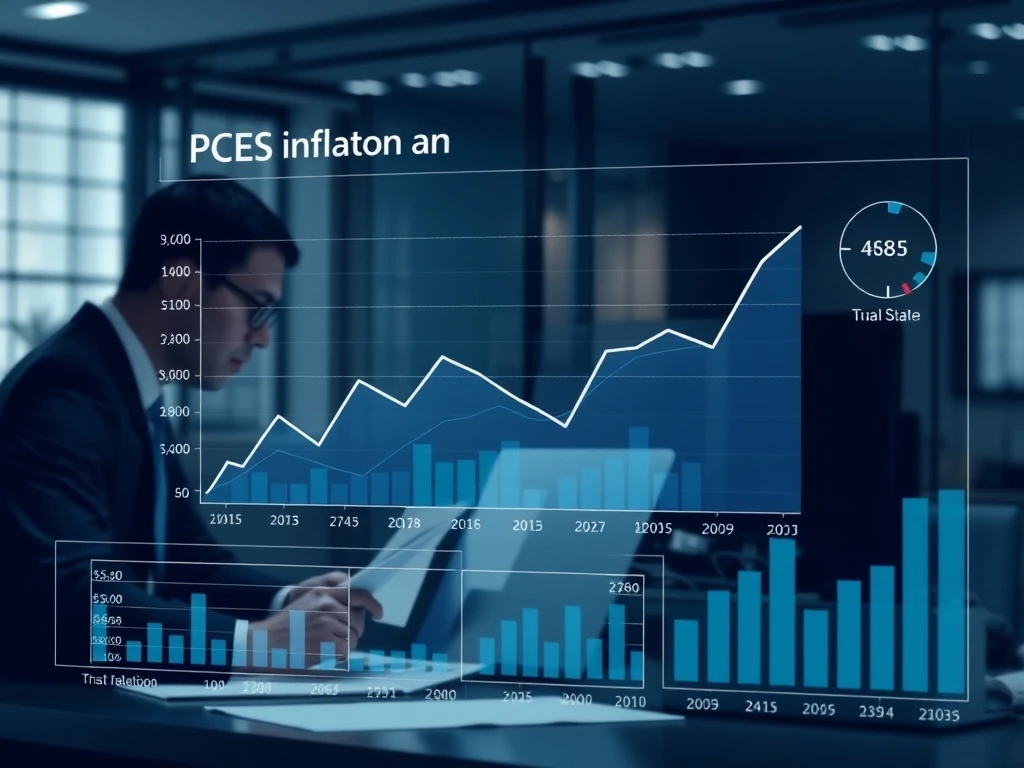 Economists analyzing critical PCE inflation data charts for Federal Reserve policy insights
