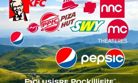 A visual representation of several prominent Pepsi exclusive brands, highlighting their strategic choice to partner with PepsiCo.