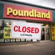 A Poundland store front with a 'closing down' sign, symbolizing the ongoing Poundland store closures and retail challenges.