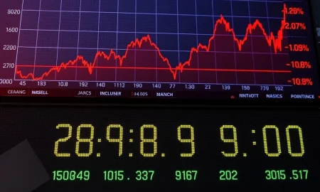 Chart showing surprising PPI inflation data contrasted with a stable stock market, illustrating investor resilience.