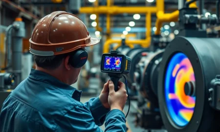Industrial predictive thermal management system monitoring equipment temperature for preventive maintenance