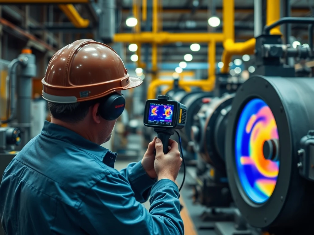 Industrial predictive thermal management system monitoring equipment temperature for preventive maintenance