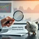 An investor carefully evaluating a private equity investment strategy against the structure of a 401(k) retirement plan.