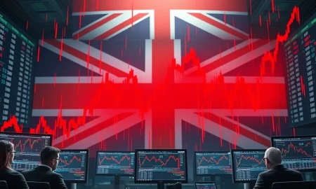 PwC-audited company stock crash showing dramatic financial decline and investor panic