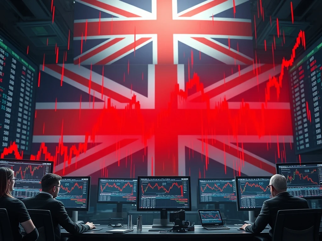 PwC-audited company stock crash showing dramatic financial decline and investor panic