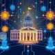 Blockchain oracles connecting government data to cryptocurrency networks for secure verification