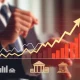 Regional bank stocks performance chart showing strong upward momentum against larger banking competitors
