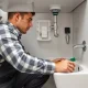 A skilled technician performing reliable plumbing services, ensuring efficient home and business operations.